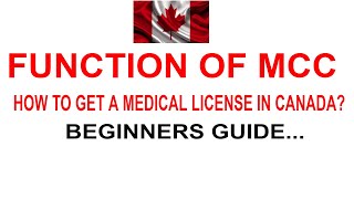 MEDICAL COUNCIL OF CANADA  Route to Licensing Exams International Medical Graduate PART 1 [upl. by Marilou]