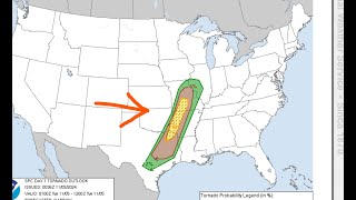 Tornado Threat Overnight Monday Night earthquake update 1142024 [upl. by Alane461]