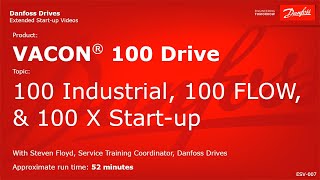 VACON® Drives 100 Industrial 100 FLOW amp 100 X Drive Startup [upl. by Weisbart]