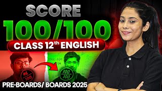 How to Score 90 In English in Class 12 Preboard Board🔥 Class 12th Boards 202425  Taniya Sharma [upl. by Aimek]