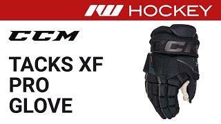 CCM Tacks XF Pro Glove Review [upl. by Nimoynib]