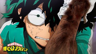 Midoriya Withstands Bakugos Strongest Attack And Completely Demolishes The Training Building [upl. by Alded]