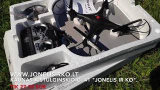 Radijo bangomis valdomas dronas RC Aerial Stunt Quadcopter Drone [upl. by Verity]