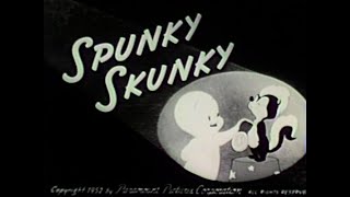 Spunky Skunky 1952  original opening titles BampW [upl. by Hoisch]