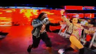 Carmella And R Truth Entrance [upl. by Vlada]