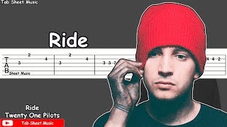 Twenty One Pilots  Ride Guitar Tutorial [upl. by Munsey]