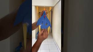 Firebee Origami Paper Airplane Indoor Flights [upl. by Rusticus]