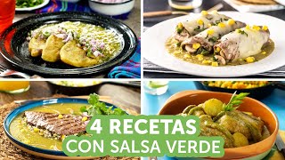 4 recetas con salsa verde  Kiwilimón [upl. by Rialb]