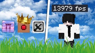 AS 3 MELHORES TEXTURAS PARA AUMENTAR O FPS DO MINECRAFTbedwarstexturesjogandobedwars [upl. by Ahsemad567]