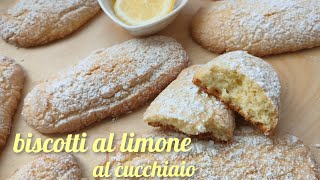 BISCOTTI AL LIMONE AL CUCCHIAIO [upl. by Myrwyn]