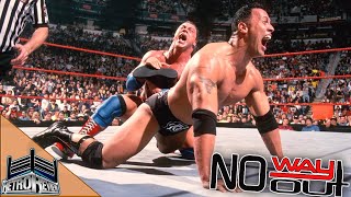 WWE No Way Out 2001 Retro Review  Falbak [upl. by Ynaffets191]