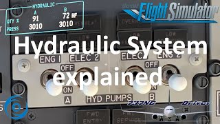 737NG Hydraulic System explained  Real 737 Pilot [upl. by Ahtnammas712]