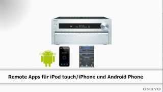 ONKYO TXNR818 Vorschau Netzwerk HQV ISF NeoX 4K Spotify iPhone5 ready über USB [upl. by Tania329]