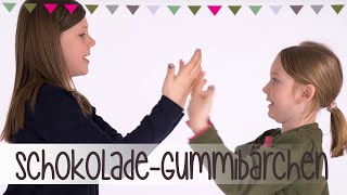 Schokolade  Gummibärchen  Klatschspiele Anleitung Kinderlieder [upl. by Dnomar]