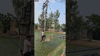 GO switch Sparks  ytshorts lineman electrical [upl. by Yanaj]