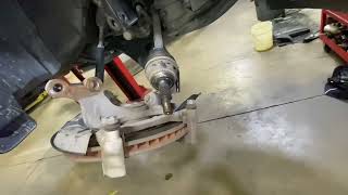 2017 2018 2019 TOYOTA HIGHLANDER 35 CV AXLE REPLACEMENT PASSENGER SIDE DIY [upl. by Egbert832]