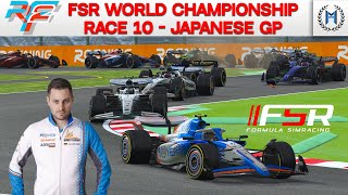 rFactor 2 Formula SimRacing World Championship Final Race 10  Japanese Grand Prix [upl. by Pisano]