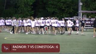 Girls Lacrosse  Radnor vs Conestoga  May 7 2024 [upl. by Cooke]