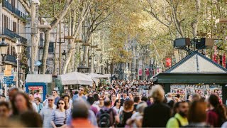 Discovering the Magic of La Rambla A Walking Tour of Barcelonas Iconic Street [upl. by Ykcaj845]