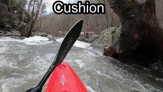 Kayaking video of the North Fork of the Tye River in Virginia level 28 feet [upl. by Attenrev]