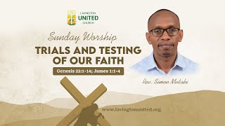 TRIALS AND TESTING OF OUR FAITH  21st January 2024 [upl. by Daberath549]