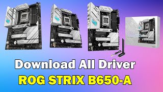 How to Download driver Asus ROG STRIX B650 A Motherboard windows 11 or 10 [upl. by Merl975]