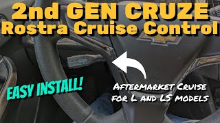 20162017 Chevy Cruze 2nd Gen Rostra Cruise Control Installation  2509643 20182019 SIMILAR [upl. by Chemaram]