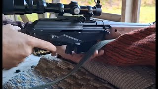 Shooting semiauto hunting rifle Valmet Petra 308 Win [upl. by Hploda724]