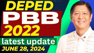 DEPED PBB 2022 LATEST UPDATE  JUNE 28 2024 [upl. by Mharba371]