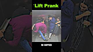 Handsome Boy Lift Bomb 💣 Defused Prank On Lift 😅 Dont Miss The End 🤫 Credit  Rj Naved 🤫 rjnaved [upl. by Hanzelin673]