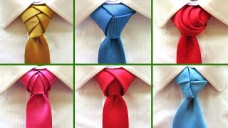 8 Best tie knots for Wedding and Festive events  How to tie a necktie [upl. by Eulaliah74]