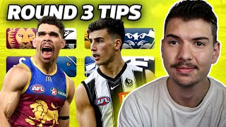 Round 3 AFL Tips  Predictions 2024 [upl. by Der]