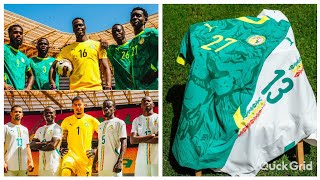 🚨Exclusivité Voici les Maillots du Sénégal 🦁 [upl. by Partan]