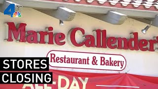 Marie Callenders Closes 19 Stores  NBCLA [upl. by Sitoel]