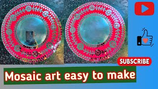 mosaic art making very easy idea hiw to make beautiful mosaic art easy ideas [upl. by Eugeniusz819]