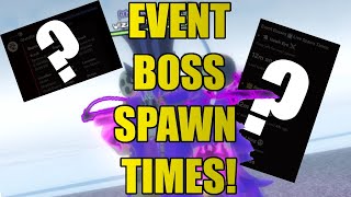 GPO All Spawn Times For NEW Event Bosses  Where To Find Spawn Times For MIHAWK ROGER and BROOK [upl. by Clarice]