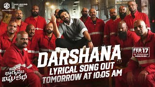 Darshana Song BTS Video  Full Song on Jan 29  Kiran Abbavaram Kashmira  Chaitan Bharadwaj [upl. by Anayi]