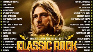 Best Classic Rock Songs Of All Time🔥Metallica ACDC Aerosmith Bon Jovi💥70s 80s 90s Classic Rock [upl. by Maximilianus]