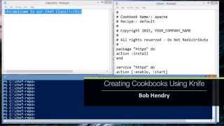 Working with Chef Creating Cookbooks Using Knife [upl. by Icken]