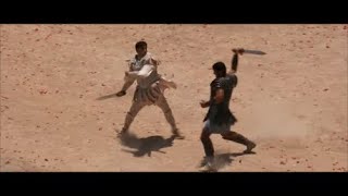 GLADIATOR  Maximus vs Commodus fight scene [upl. by Imekawulo]