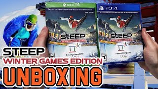 Steep Winter Games EditionXbox OnePS4 Unboxing [upl. by Lleder402]