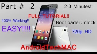 How to Unlock Any Huawei Ascend Y300 Bootloader Easy Way In 3 Minutes [upl. by Dloraj514]