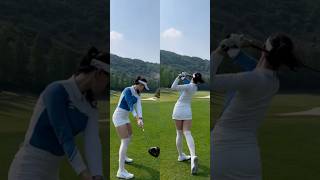 183cm 큰 키의 아름다운 스윙🧡KLPGA 서재연 프로의 스윙⛳ [upl. by Annahoj]