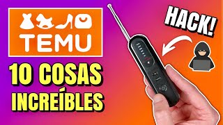 10 COSAS INCREIBLES que puedes COMPRAR en TEMU 😱 MUY BARATO [upl. by Sonstrom]