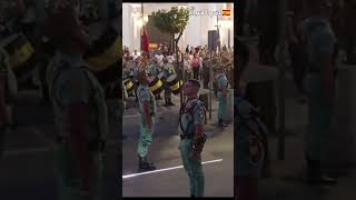 Menudo Izquierda y Arranque de Desfile el de estos Legionarios ¡Viva la Legión [upl. by Akerehs]