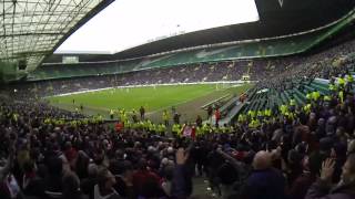 Celtic 12 Aberdeen  Scottish Cup 2014 GoPro HD footage [upl. by Yssep151]