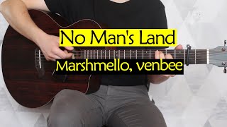 Marshmello venbee  No Mans Land  Easy Guitar Chords Tutorial [upl. by Edik296]