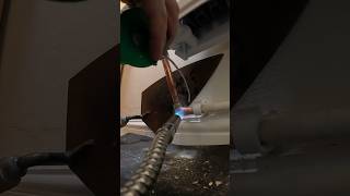 New radiator valve and pipework installation diy plumbing subscribe howto youtubeshorts [upl. by Autumn]