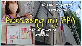 Processing my SPASpecial Power of Attorneyat Nagoya Philippine Consulate Japan Vlog [upl. by Llarret]