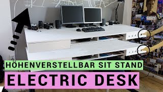 Elektrischen SCHREIBTISCH selber bauen  SIT STAND DESK EN SUBTITLES [upl. by Adolphus]